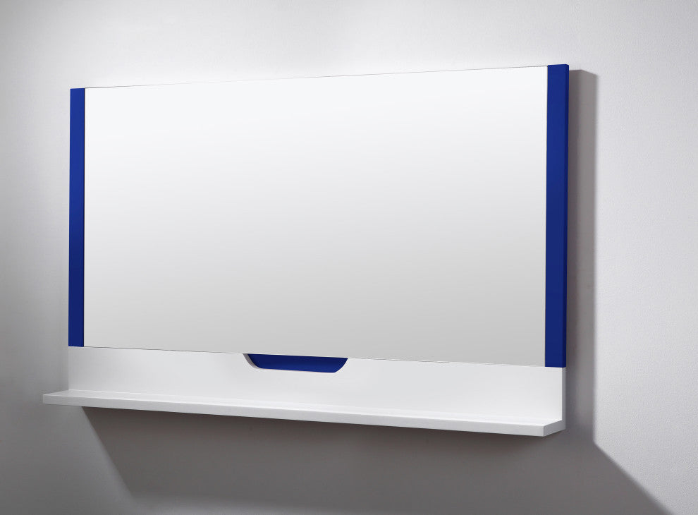 Mirror Regia, Navy Blue/White, 55"