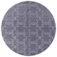 Ahgly Company Indoor Round Mid-Century Modern Area Rugs, 8' Round