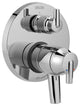 Delta Trinsic 2-Handle Monitor Valve Trim, 3-Setting Integrated Diverter, Chrome