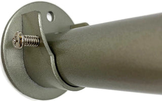 Inside Mount Brackets for 7/8"-1" Rods, Black, Set of 2, Pewter