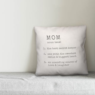 Mom Definition 18x18 Throw Pillow Cover