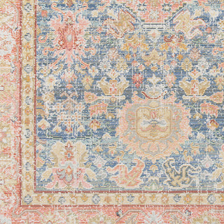 Century Reuda Runner, Blue, 2'6" x 8', Bordered