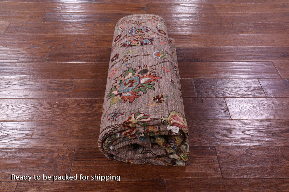 4' 10" X 6' 11" Persian Tabriz Handmade Wool Rug Q11328
