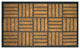 Entryways Criss Cross Recycled Rubber Bootscraper Doormat, 18 x 30 Inch