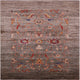 Ahgly Company Indoor Square Mid-Century Modern Area Rugs, 7' Square