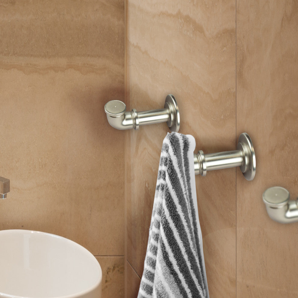 Heavy Duty Wall Hook, 1 Piece, Satin Nickel