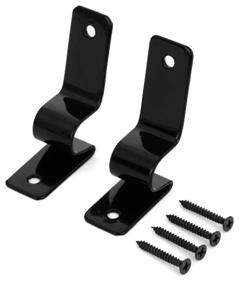 Carpet Rod Brackets Black Brass