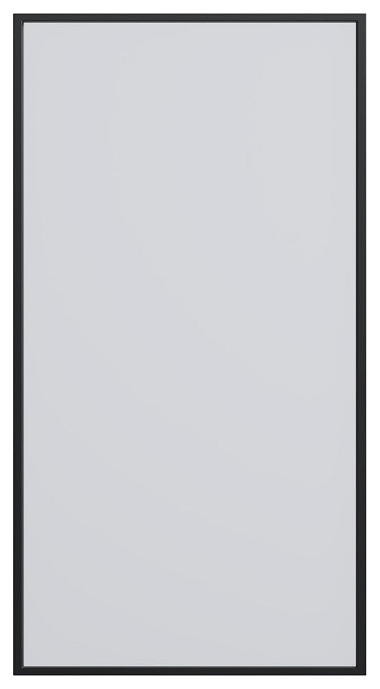 Mattox Mirror, Black, 16"W x 32"H x 1"D