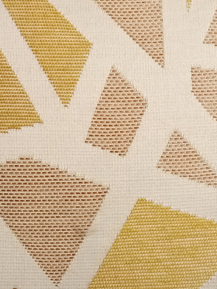 Yellow Throw Pillow Covers 16"x16" Art Silk, Tangled Trellis