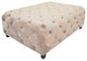 Velvety Beige Modern Rectangular Coffee Table