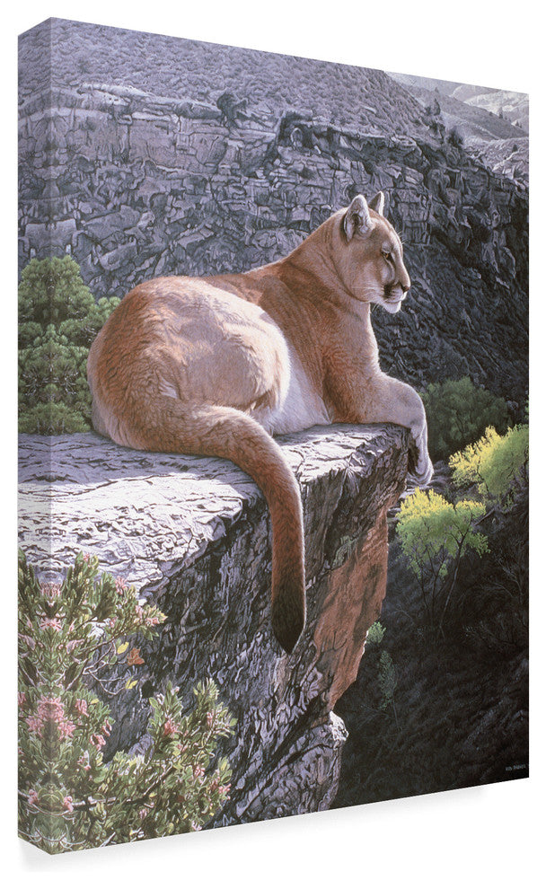 Ron Parker 'Cougar Country' Canvas Art, 19"x14"
