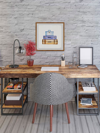 "Time to Go" Framed Painting Print, 18"x18"