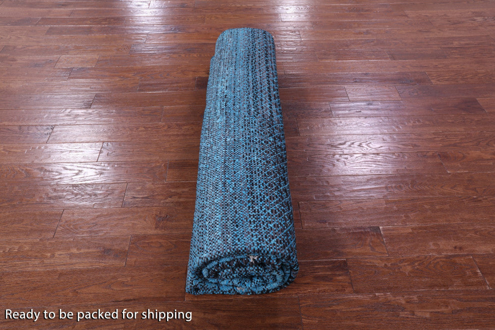Wool & Silk Savannah Grass Hand Knotted Rug 9' 0" X 11' 10" - Q15440