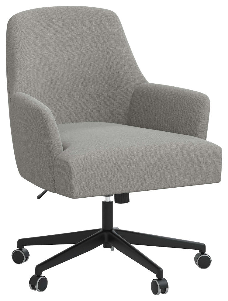 Office Chair, Linen Gray