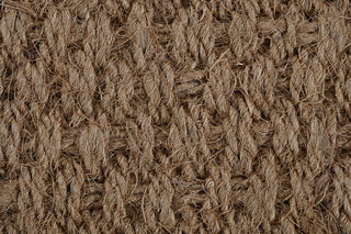 24.5"x14"x1.5" Natural/Recycled Rubber Boot Tray Tan Coir Insert