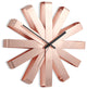 Ribbon Wall Clock, Copper