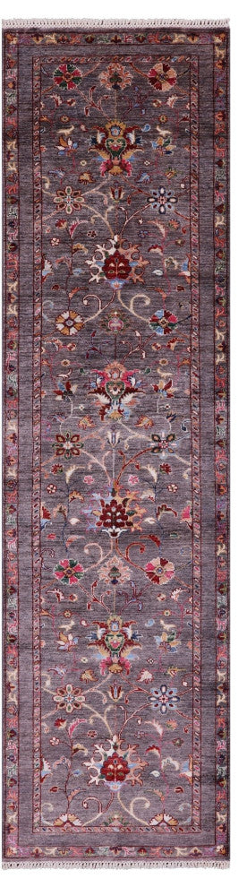 Runner Persian Tabriz Handmade Wool Rug 2' 8" X 9' 9" - Q12796