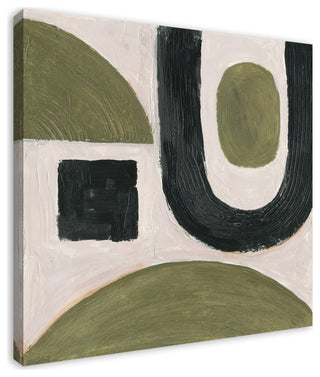 Abstract Trendy Shapes 36 x 36 Canvas Wall Art