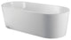 Kube Ovale 67" White Free Standing Bathtub
