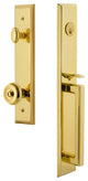 Fifth Avenue 1-Piece Dummy Handleset, D Grip and Bouton Knob, 849352