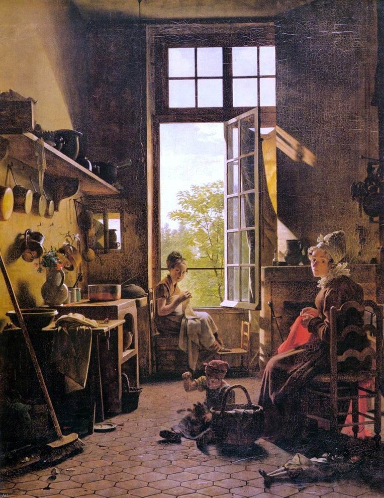 Martin Drolling Interior of a Kitchen (detail) Gallery Wrapped Canvas Print