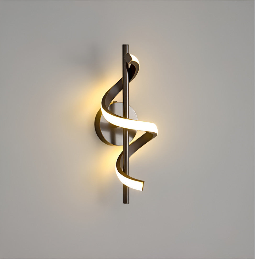 Marbella | Modern Creative LED Wall Sconce, Black, Warm Light