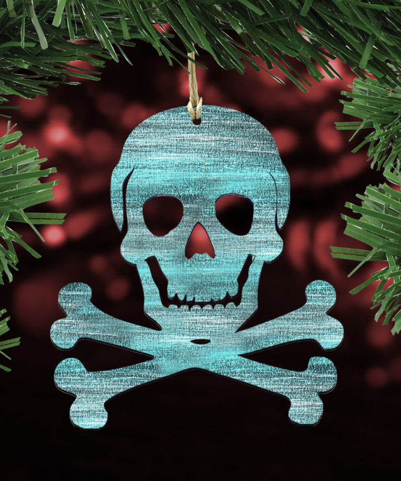 Dead Mans Tale Skull & Bones  Ornaments, Set of 3, Magnet