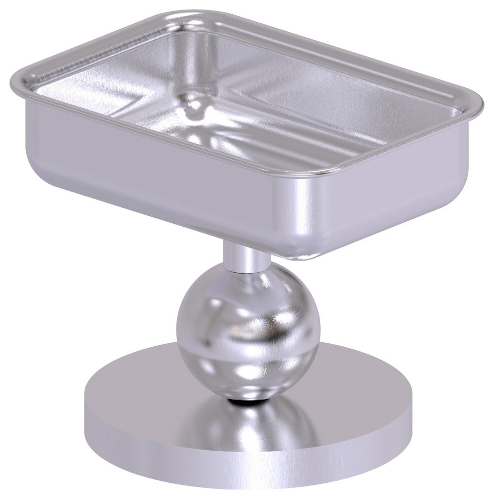 Vanity Top Soap Dish, Satin Chrome