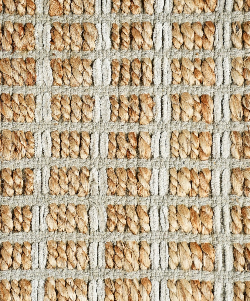 8' X 10' Brown Dhurrie Hand Woven Area Rug