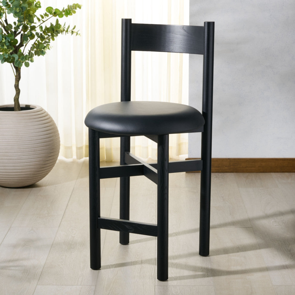 Safavieh Couture Tayla Counter Stool, Black