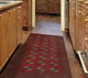 Vintage Distressed Lajward Red/Brown Rug, 4'1x6'2