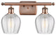 Innovations 516-2W-AC-G462-6-LED 2 Light Bath Vanity Light, Antique Copper