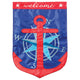 Flag Welcome Anchor Shaped 29x42