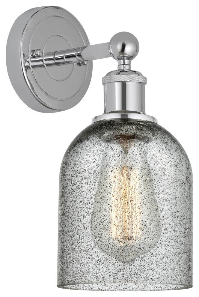 Innovations 616-1W-PC-G257 Caledonia 1 Light 5" Sconce, Polished Chrome