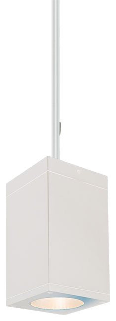 Cube Architectural 3500K 85CRI 33 Degree Beam Spread LED Pendant In White