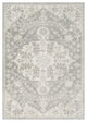 Harput Updated Traditional Charcoal, Light Gray Area Rug, 2'x3'