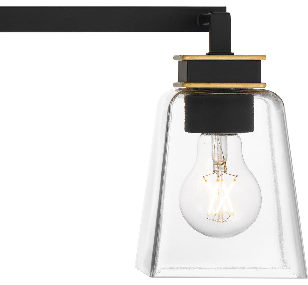 Quoizel ALY8632 Almany 4 Light 33"W Vanity Light - Matte Black