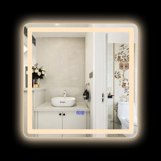 CHLOE Lighting SPECULO Back Lit LED Mirror 4000K, Warm White, 24"