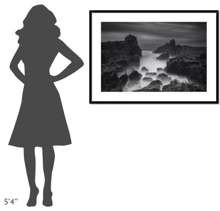 "Storm Coming" Framed Digital Print by Jingshu Zhu, 44x32"