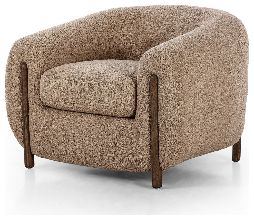 Lyla Chair-Sheepskin Camel