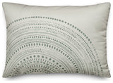 White Circle Dot Pattern 14x20 Indoor/Outdoor Pillow