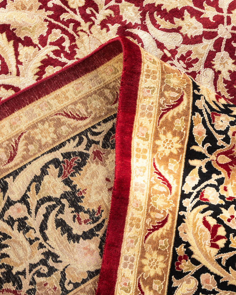 Mogul, One-of-a-Kind Hand-Knotted Area Rug Red, 9'2"x12'5"