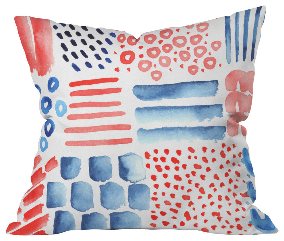 Deny Designs Kerri Satava Sand And Shore Outdoor Throw Pillow
