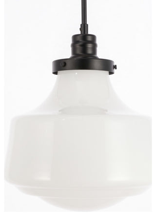 Elegant Lighting LD6261 Lyle 1 Light 11"W Pendant - Black