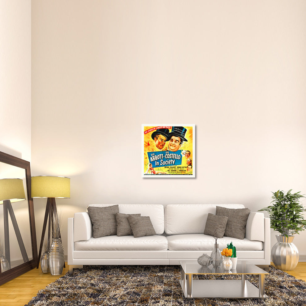 "Abbott & Costello - In Society" Canvas by Hollywood Photo Archive, 30x30"