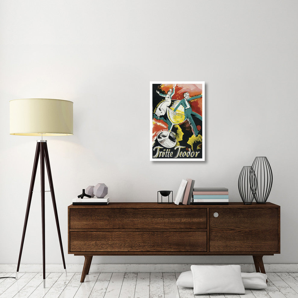 "Vintage Film Posters: Theodore Trot "Trotte Teodor" Print, 22"x32"