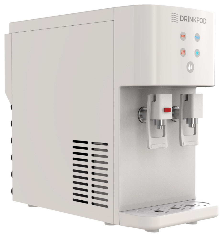 Drinkpod 2000 Series Bottleless Hot and Cold Touchless Water Dispenser, White