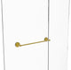 Monte Carlo 24" Shower Door Towel Bar, Polished Brass