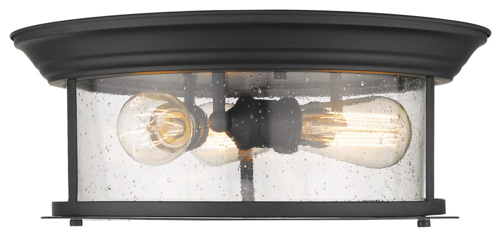 Z-Lite 727F16 Sonna 3 Light 15-1/2"W Flush Mount Drum Ceiling - Brushed Nickel