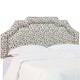 King Headboard, Neo Leo Cream Teal Pink
